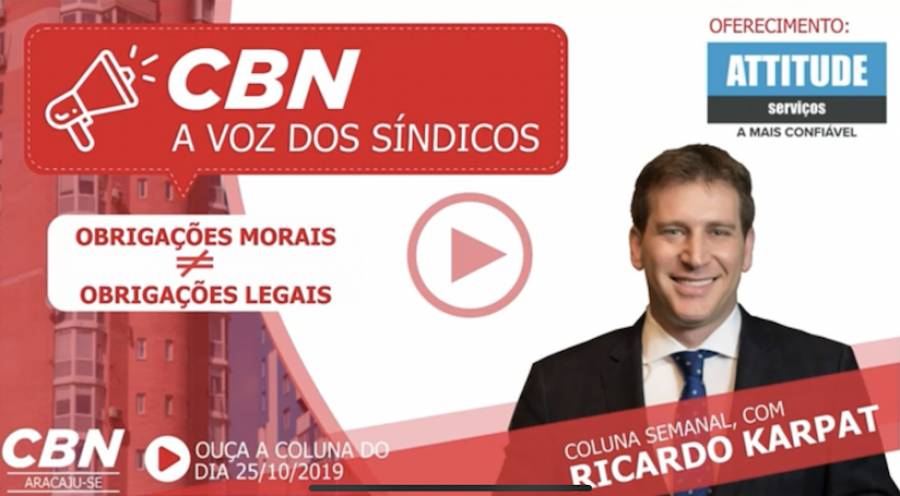 Obrigações morais x Obrigações legais por Ricardo Karpat
